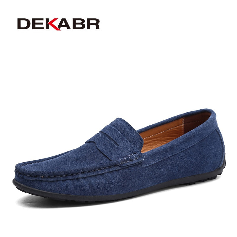 High quality leather flat shoe for men